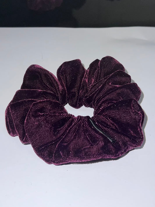 Midnight Plum Scrunchie