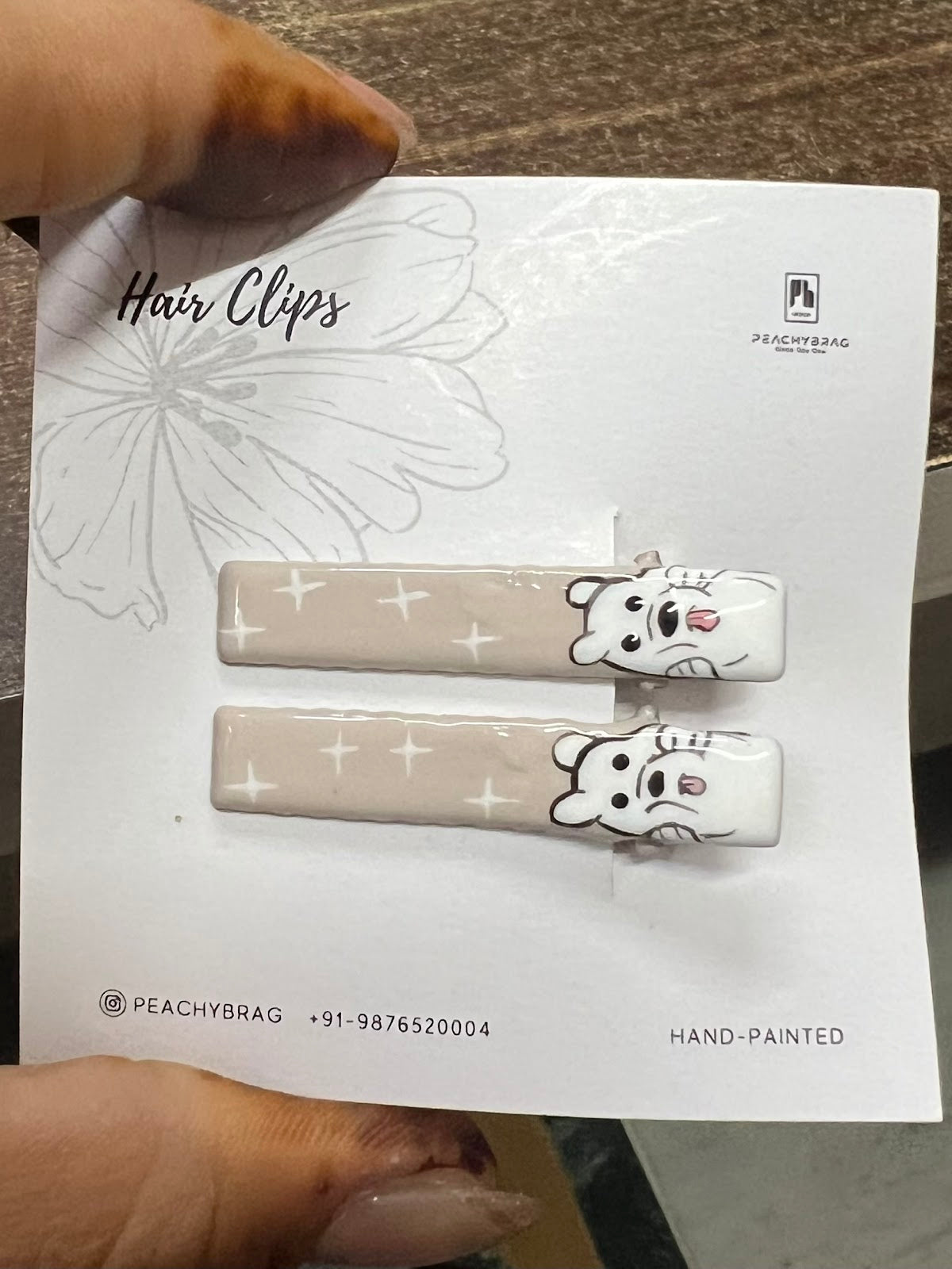 Ice Bear HairClip