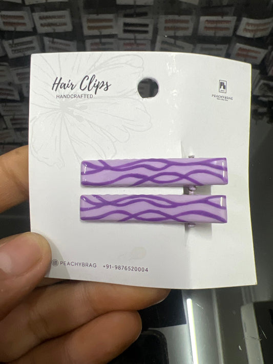 Twirl (Purple) HairClip