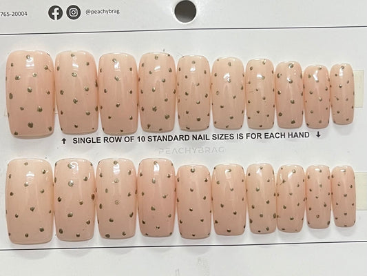 Polka Chic False Nails