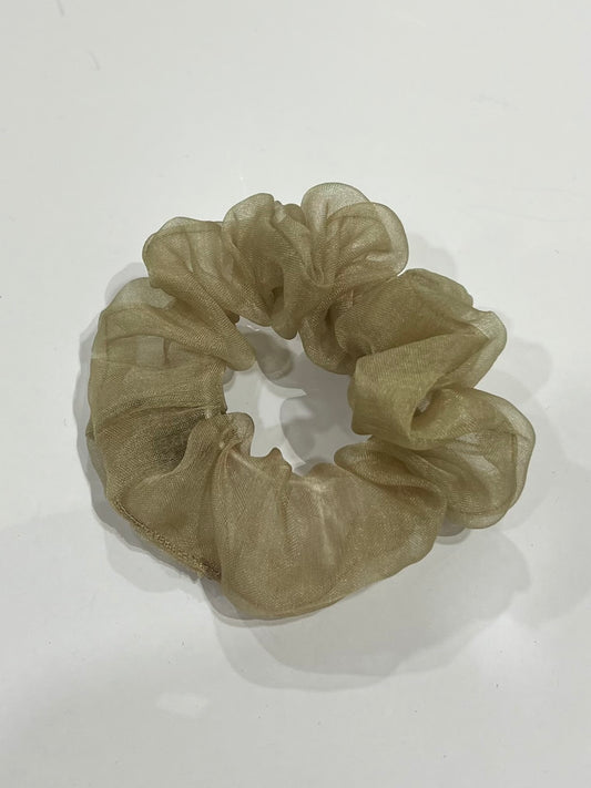 Dusty Organza Scrunchie