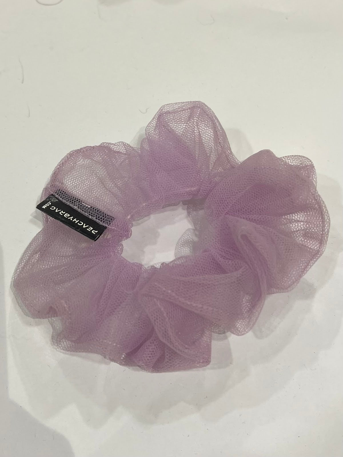 Purple Net Scrunchie