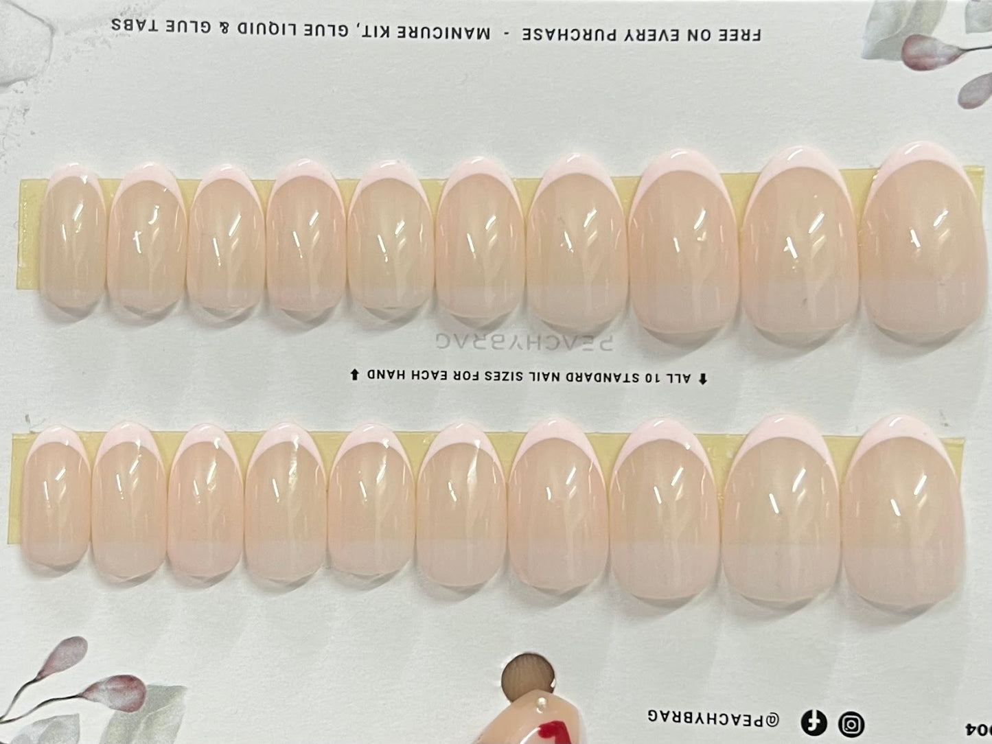 Sweet French PINK Tips