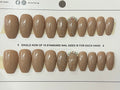 Crusted BROWN 4Designer Nails