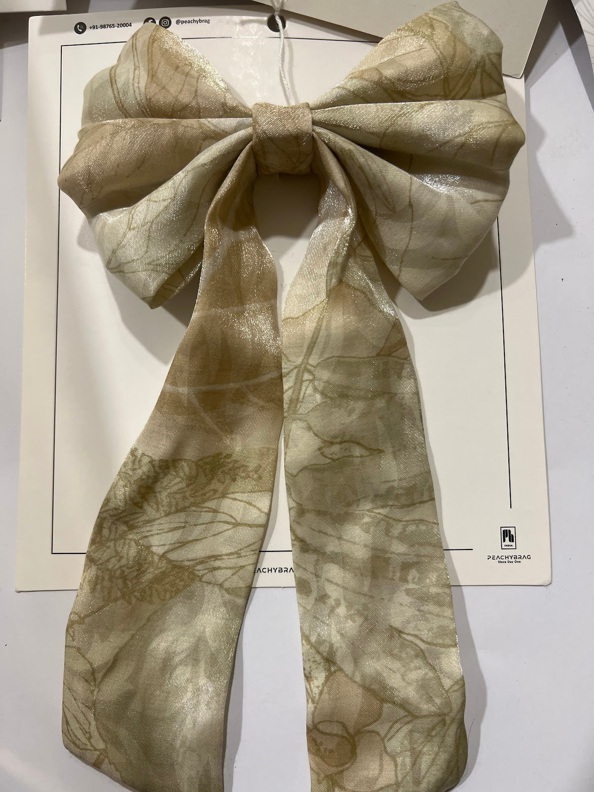 Autumn Long Tail HairBow