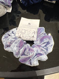 Lilac Blue Glaze Velvet Scrunchie