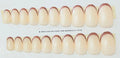 Creamy French BROWN Tips