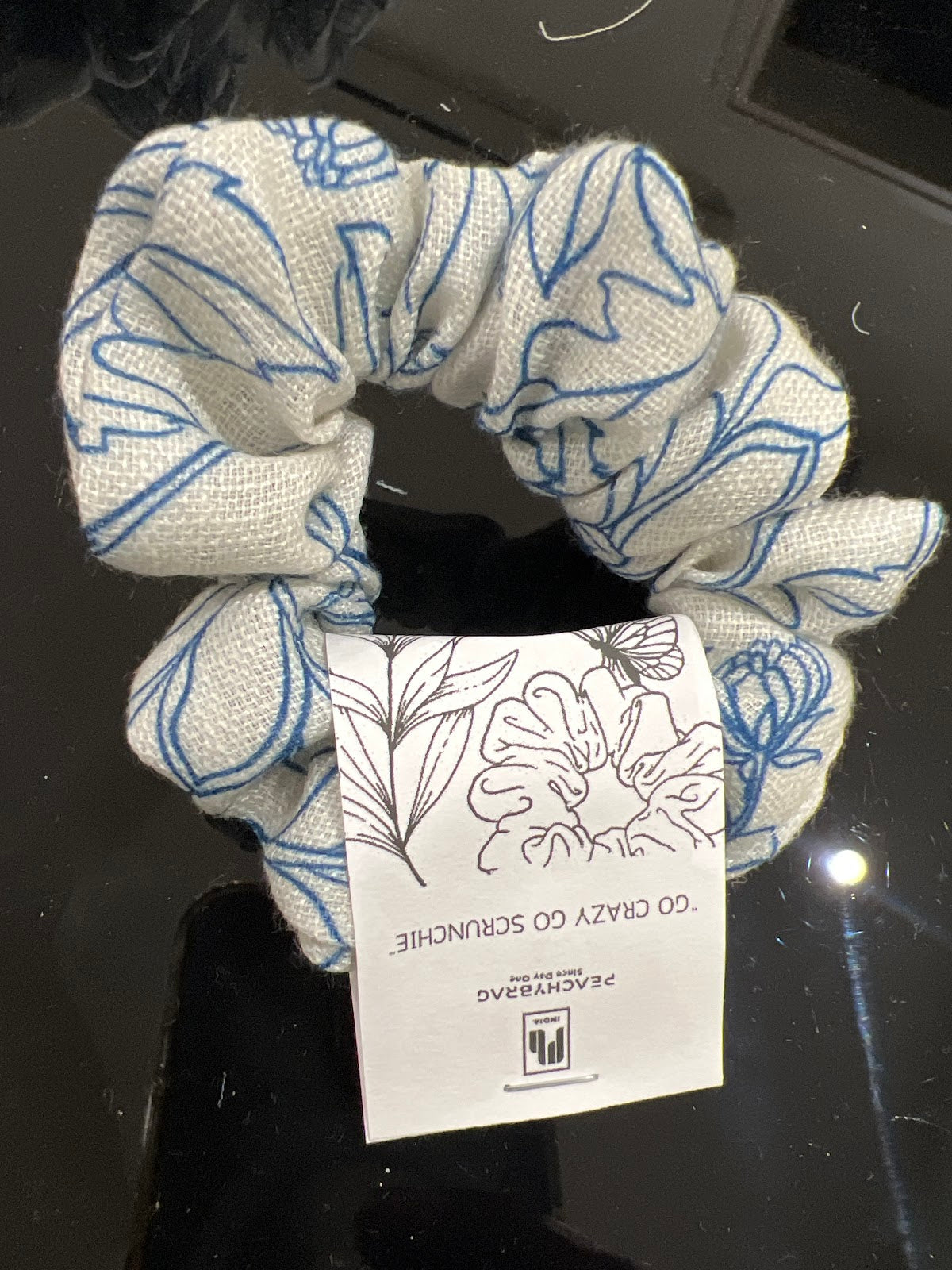 Coastal Bloom Scrunchie