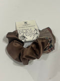 Dual Scrunchie (Dark Choco & Green Haze)