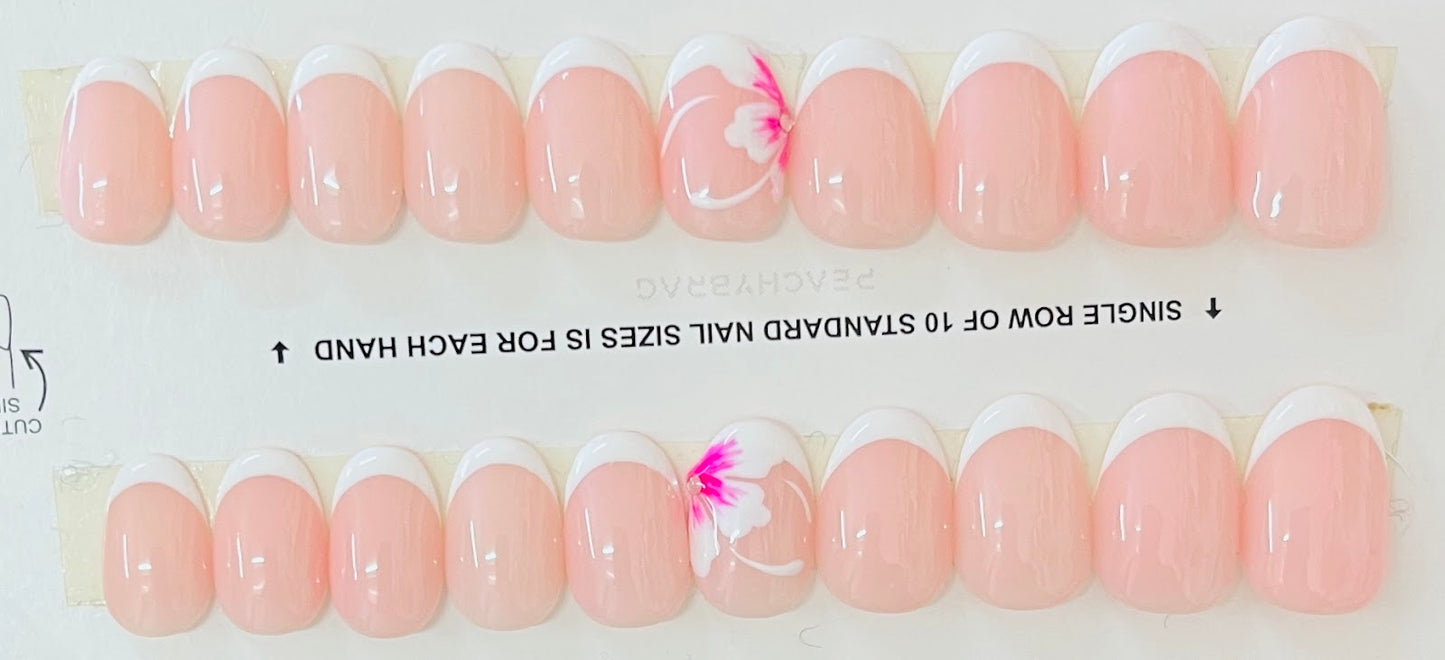 Barbie Bloom French Tips
