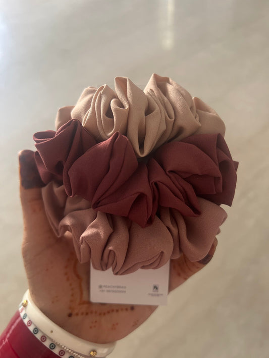 Dusty Rose 3-pack Scrunchie