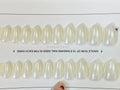 Pearl White Chrome Press Ons