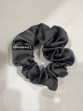 Charcoal Grey Scrunchie