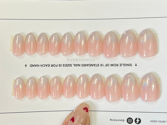 Aurora Chrome Ombre Nails