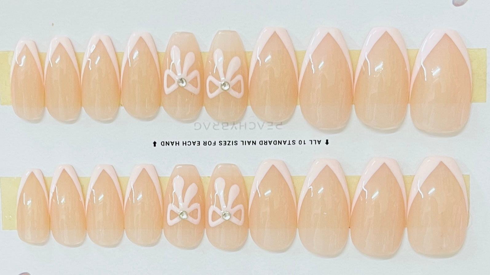 Pretty Bow French Tips