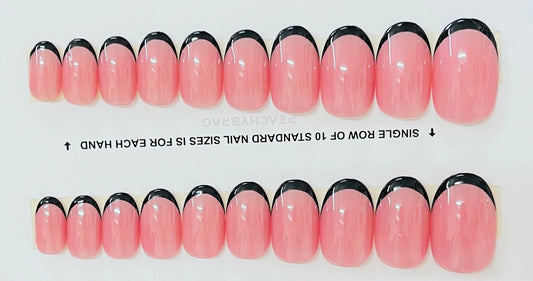 Dusky Rose French Tips