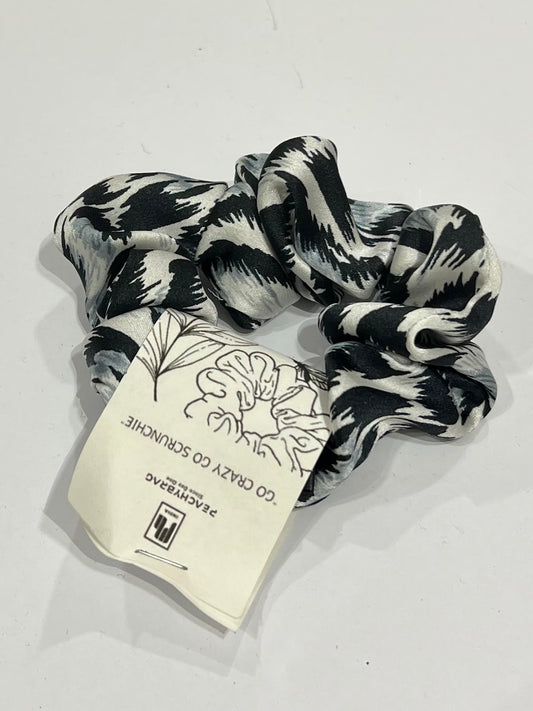 Zebra Motif Scrunchie