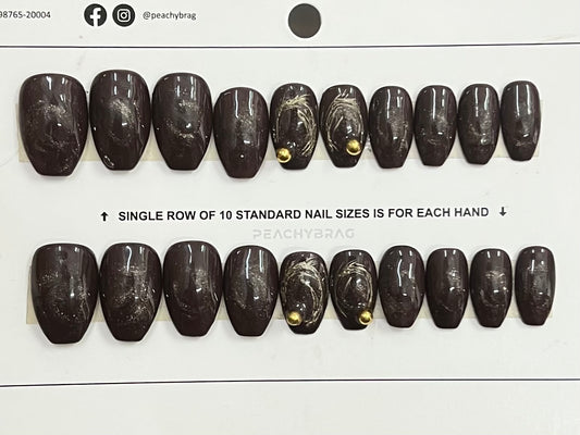 Stardust Press On Nails