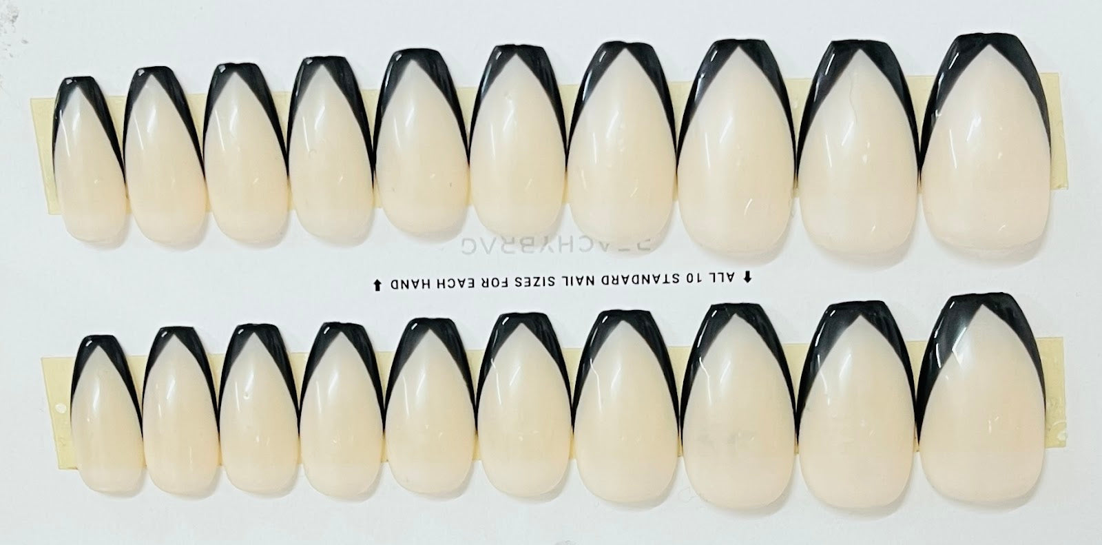 Creamy French BLACK Tips