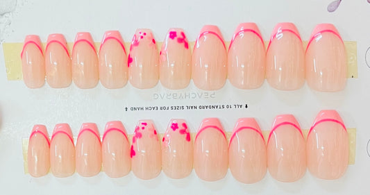 Daisy Drift French PINK Tips