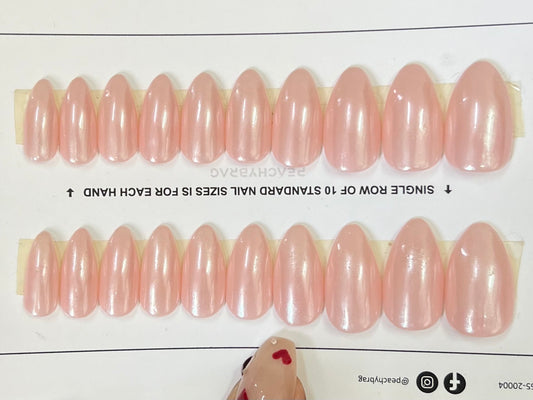 Hailey PINK Chrome Nails