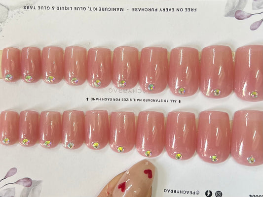 Rozy Gem Press On Nails