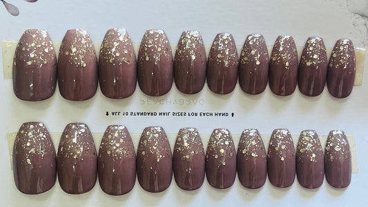 Sparkleland BROWN Press Ons