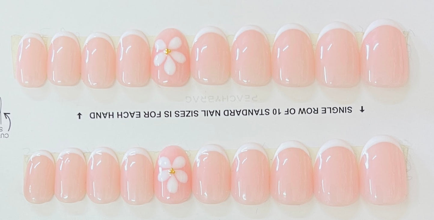 Petal Blush French Tips