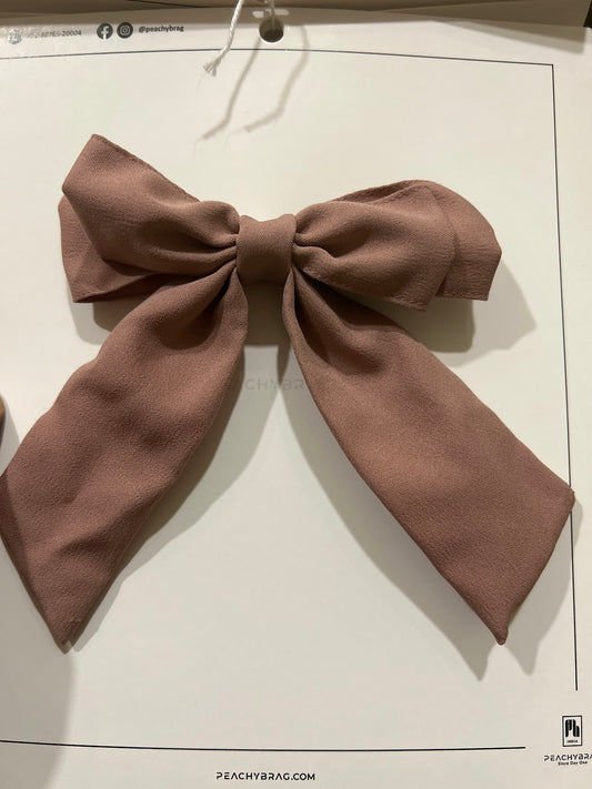 Dusty Rose Princess Dual HairBow