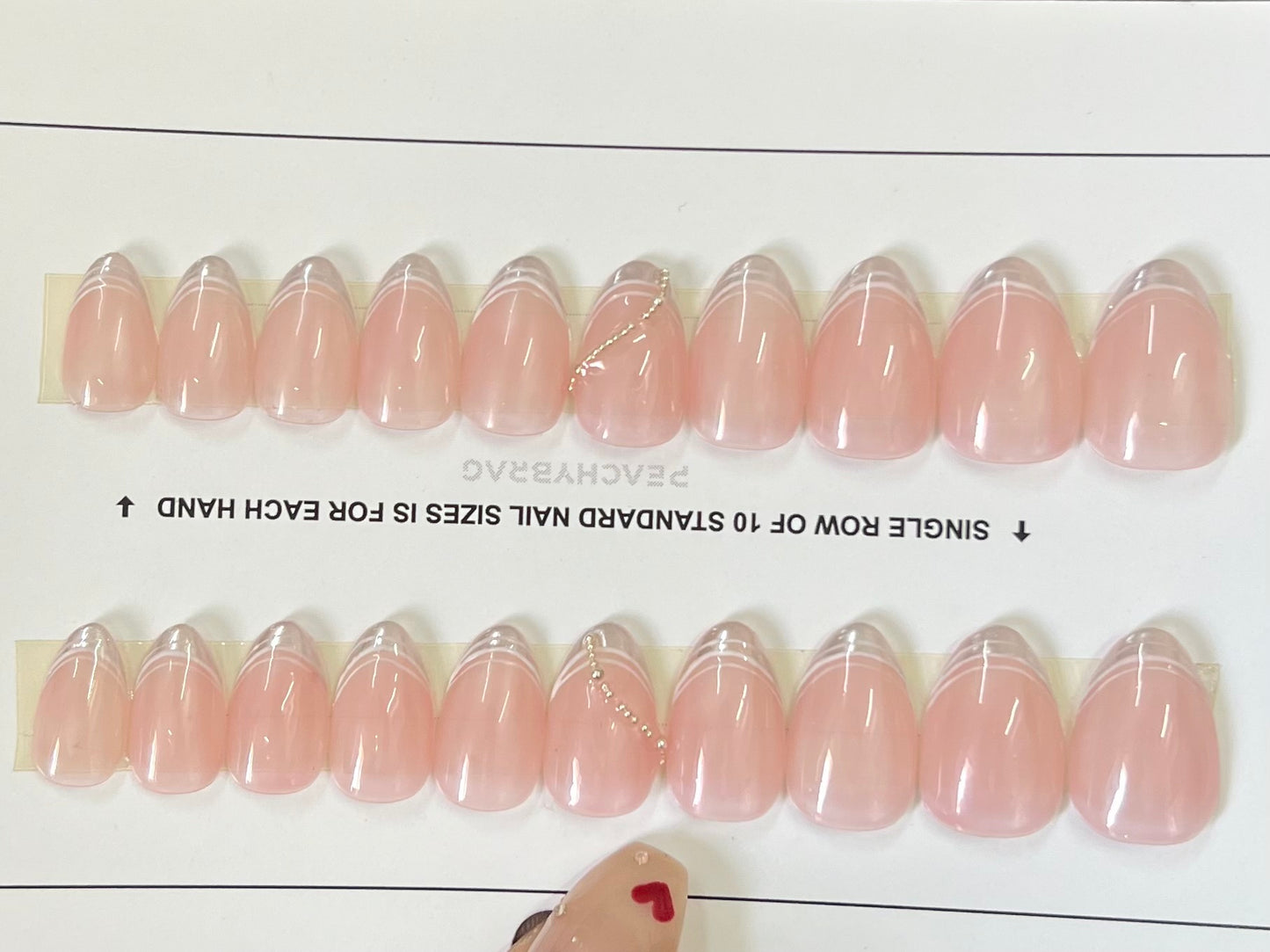 Spider Silk Chrome French Tips