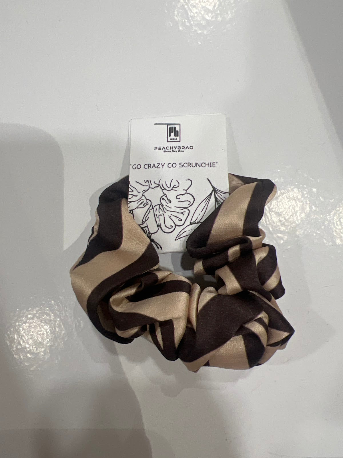 Victoria Brown Scrunchie