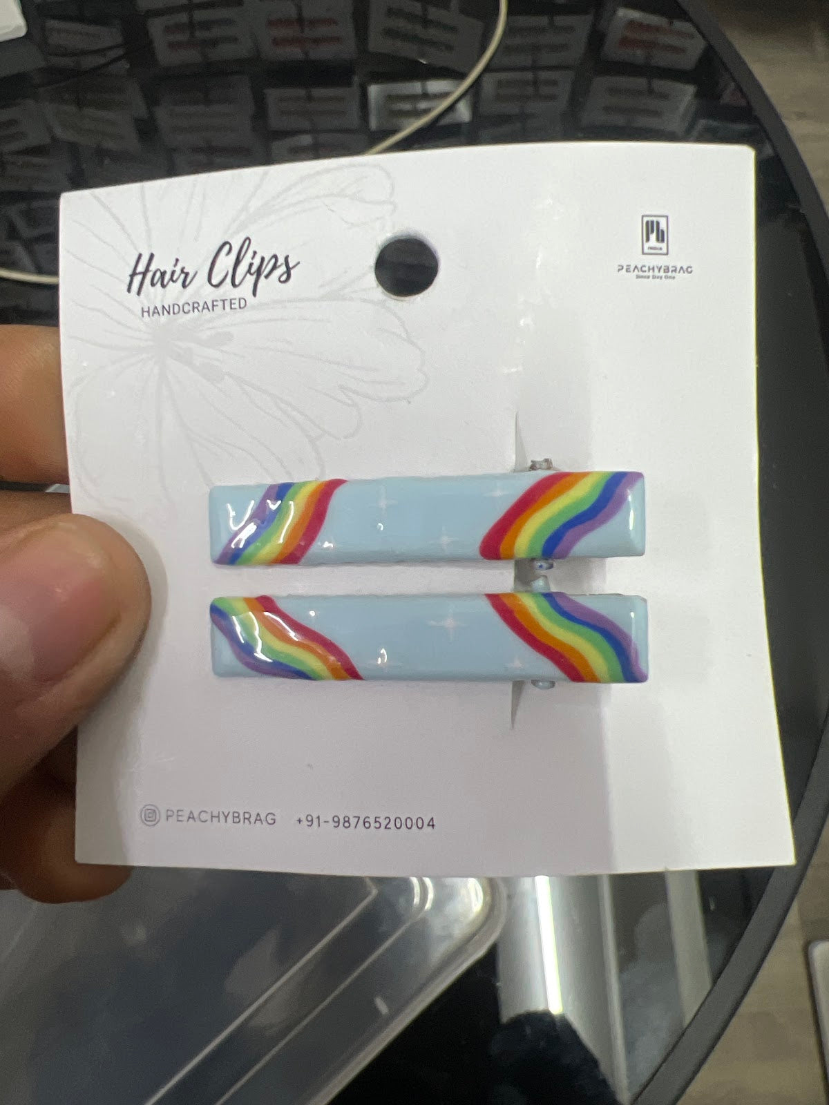 Rainbow Rhyme HairClip