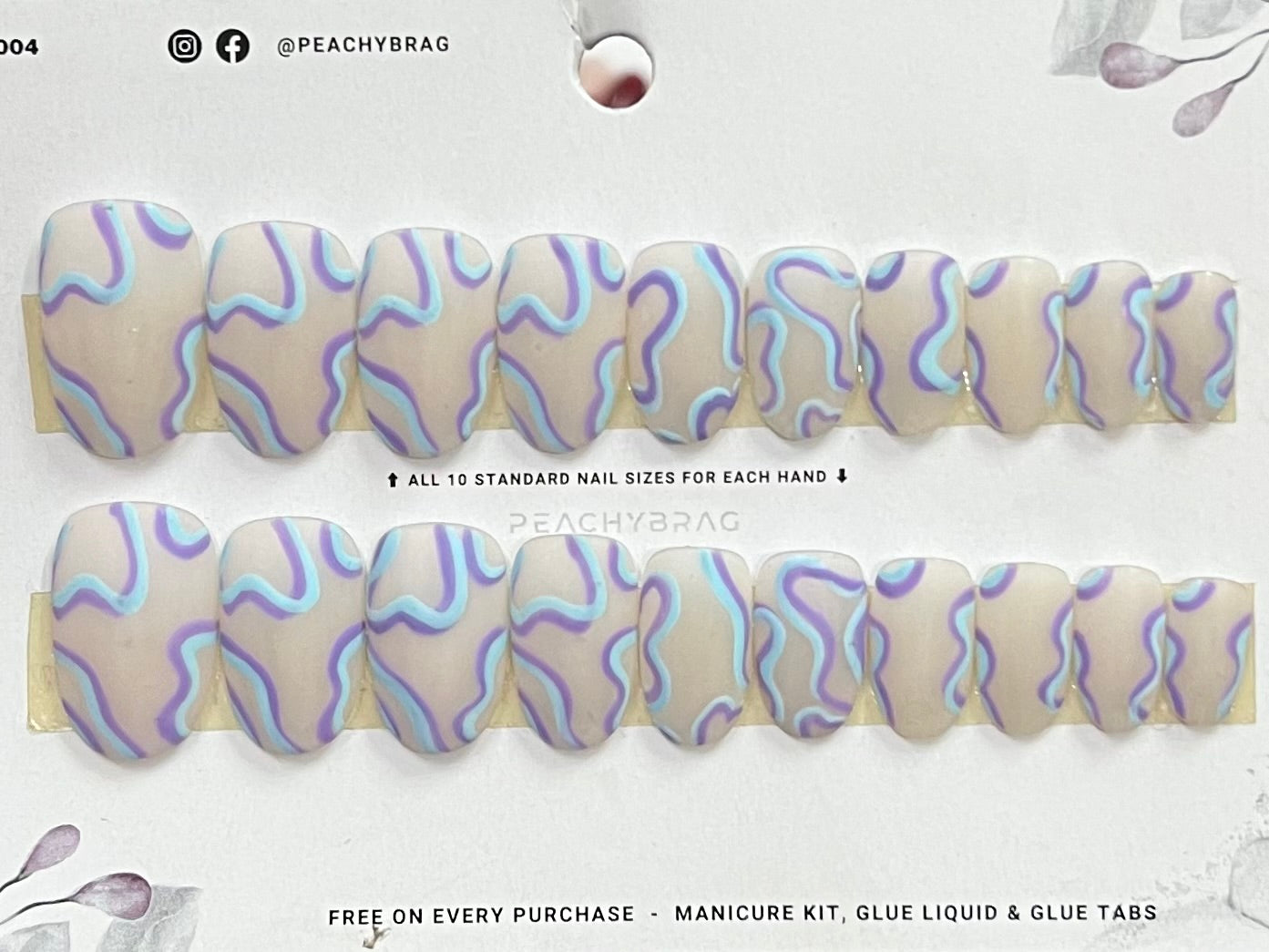 Frozen Swirl Stick Ons