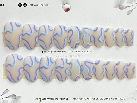 Frozen Swirl Stick Ons