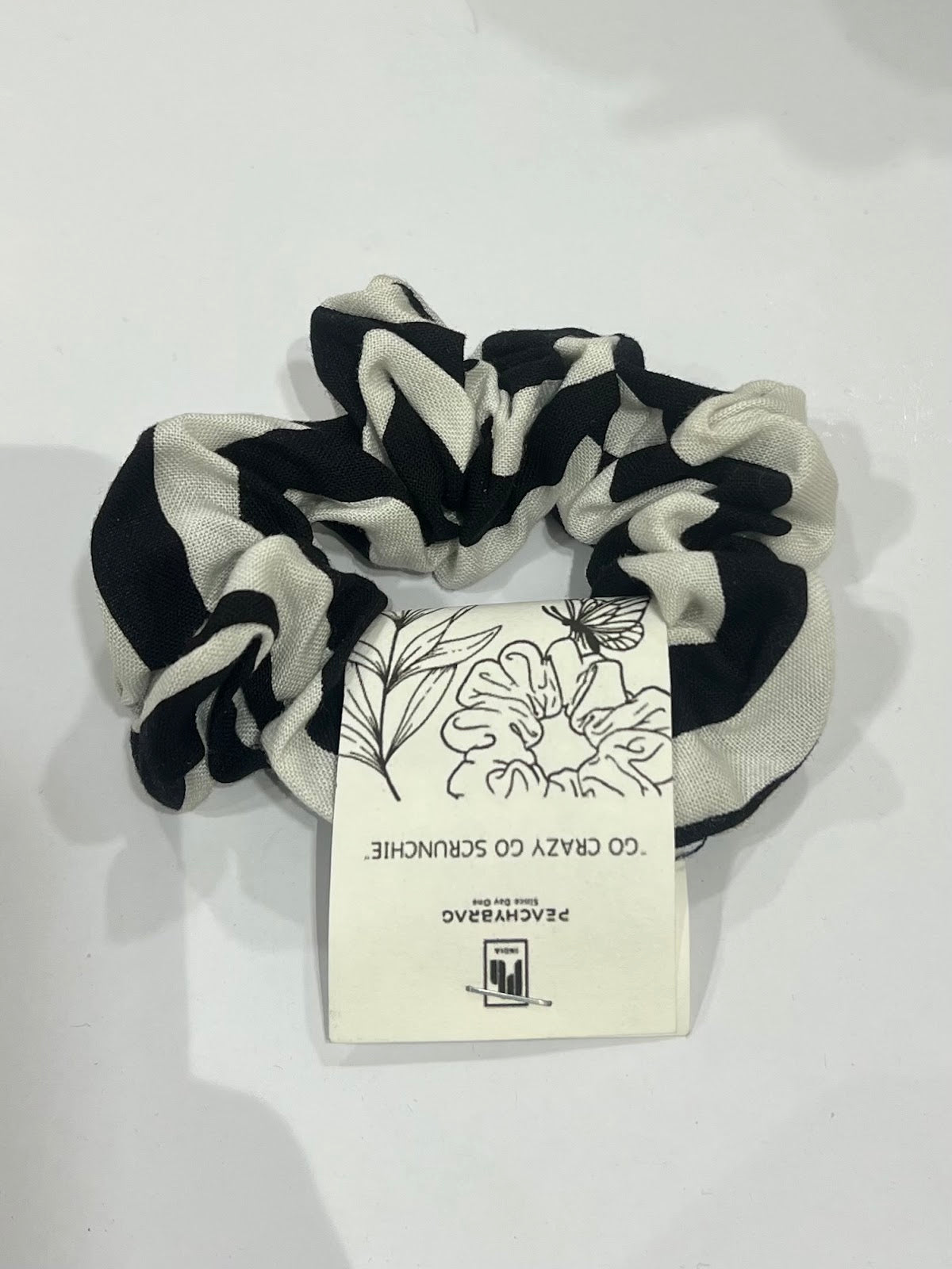 Monochrome Scrunchie