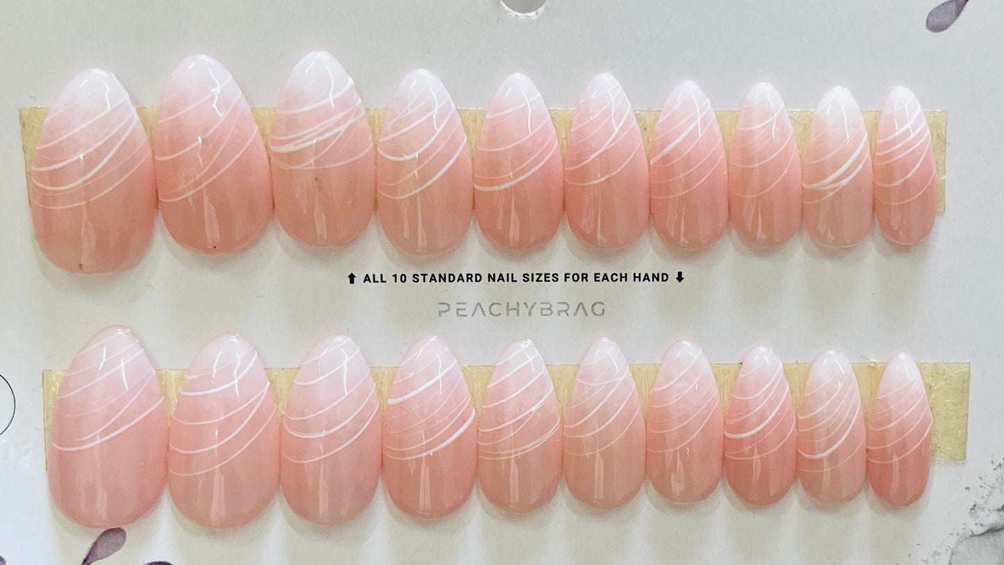 Spiral Ombre Nails