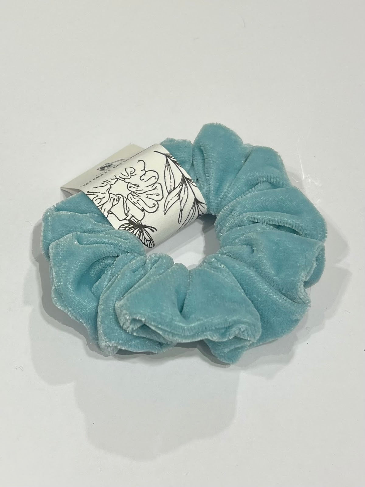 Pastel Blue Scrunchie