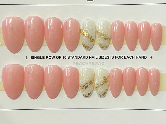 Marble Charm 4Designer Nails