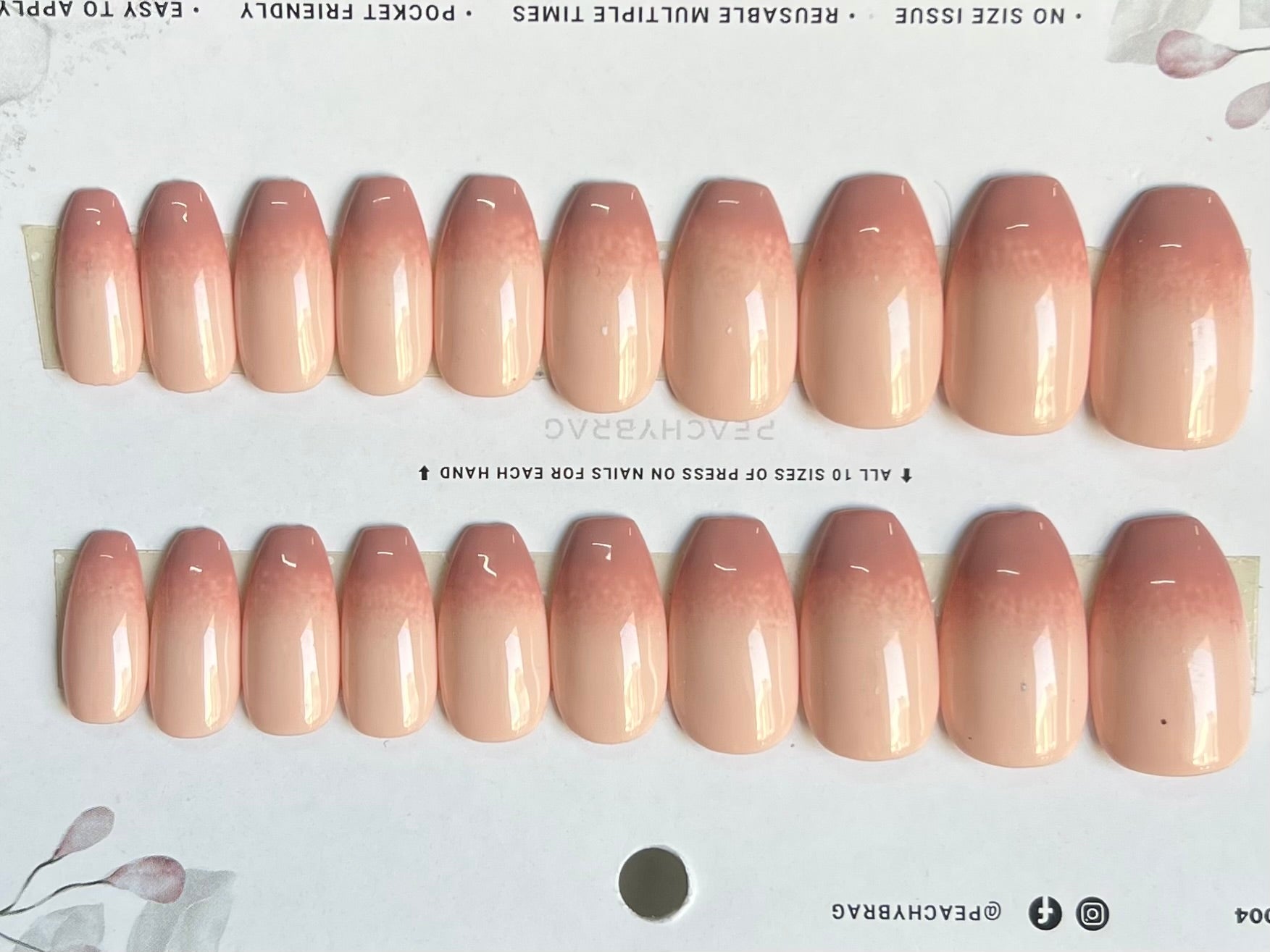 Pink Salt Ombre Nails