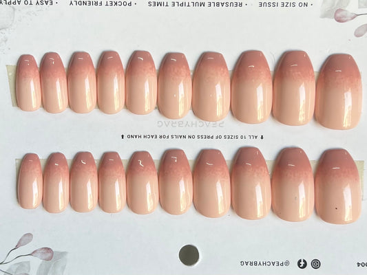 Pink Salt Ombre Nails