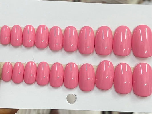 Blush Solid Press Ons