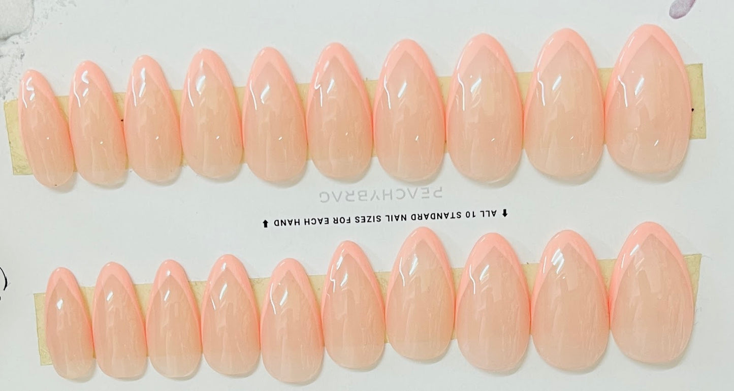 Soft French PINK Tips