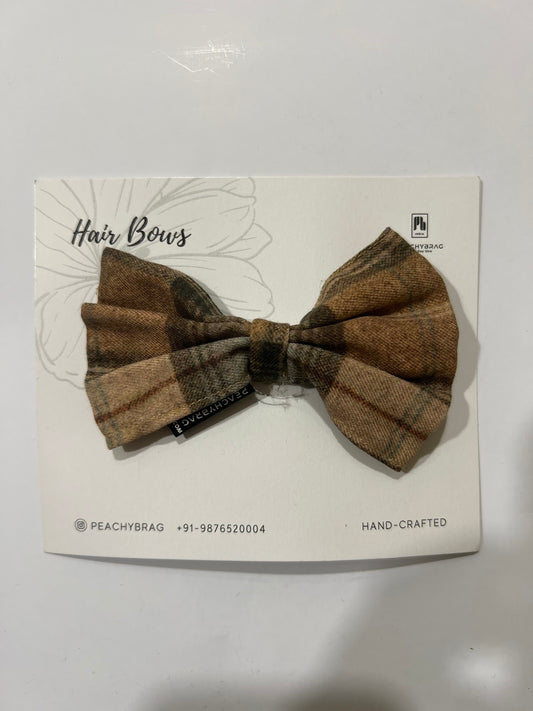 Brown Haze Classic HairBow