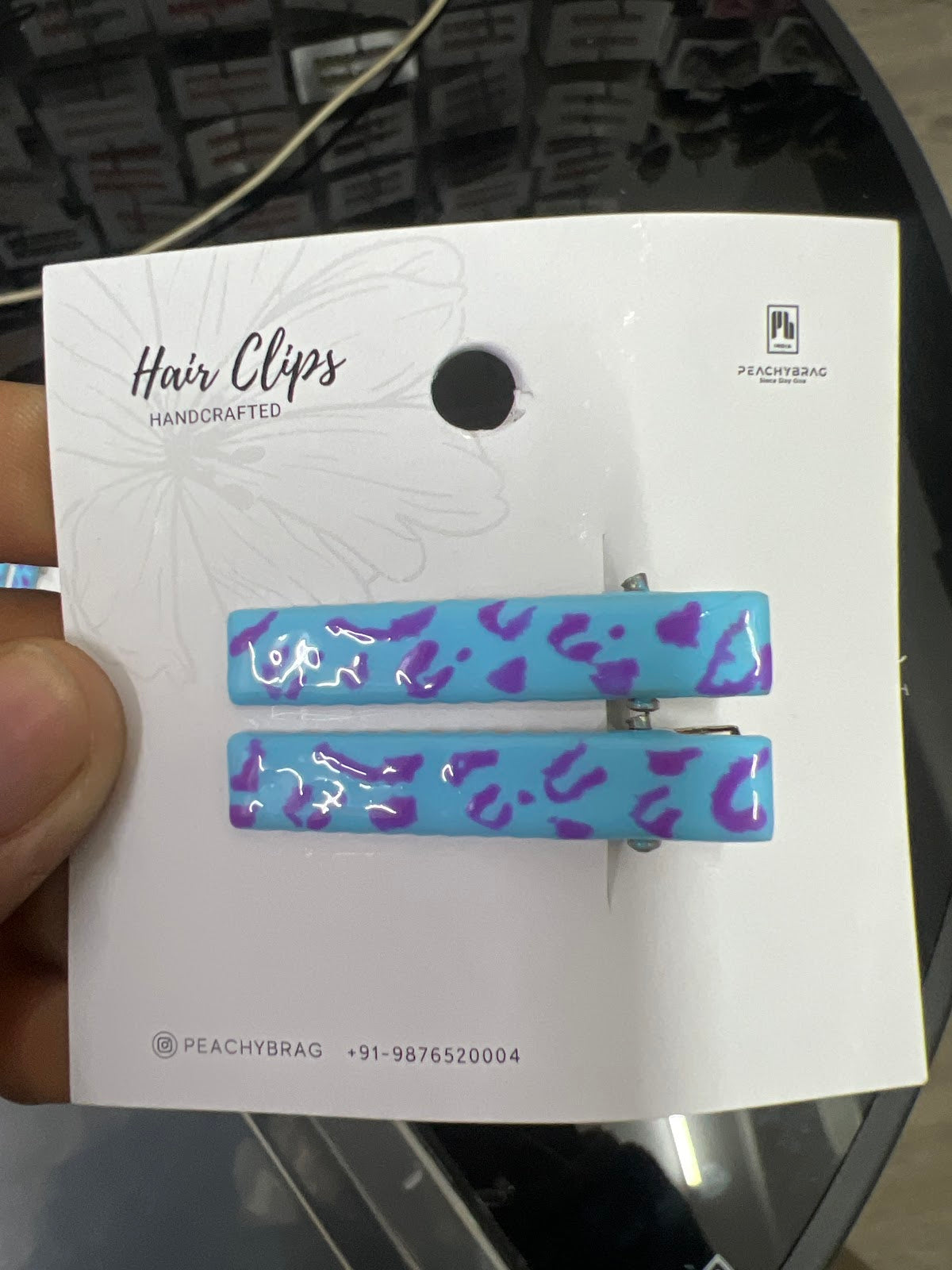 Ice Cheetah HairClip