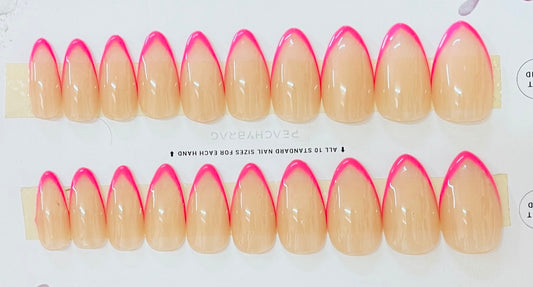 Classic French PINK Tips