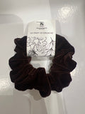Dark Choco Velvet Scrunchie