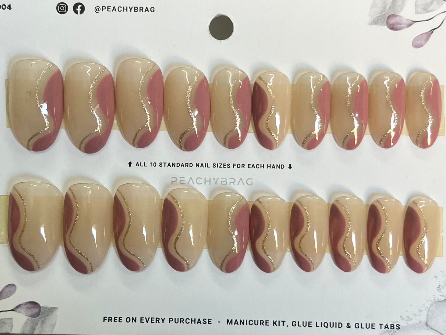 Soft Twirl NUDE PINK Nails