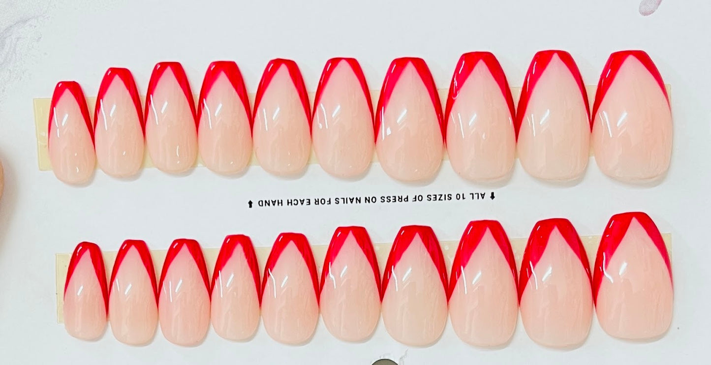 Soft French RED Tips