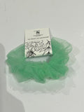 Green Net Scrunchie