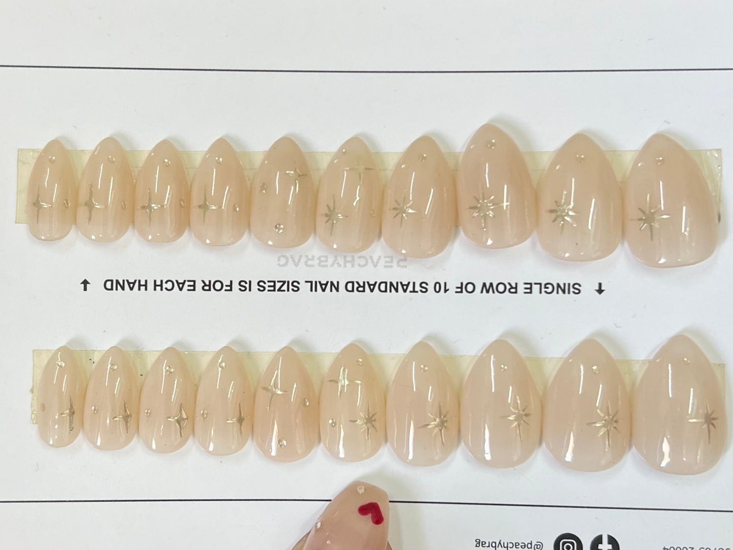 Starlit Press On Nails